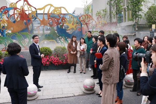 4月15日上午杭州市拱墅区"大美华阳"新好学校发展群各学校部分中层及